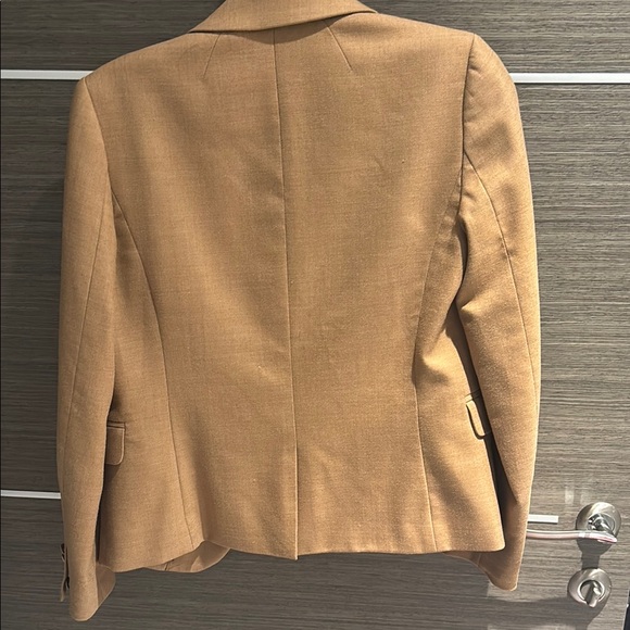 J Crew Camel Blazer with Gold Buttons - Picture 3 of 5
